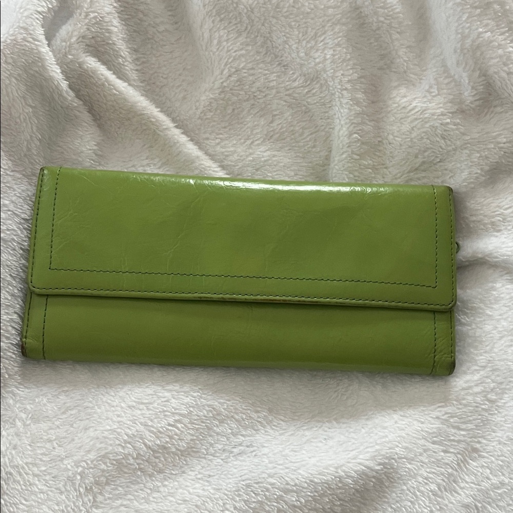 HOBO Green Leather Wallet